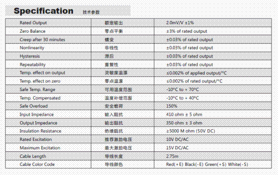 BAB-7.5MT稱(chēng)重傳感器