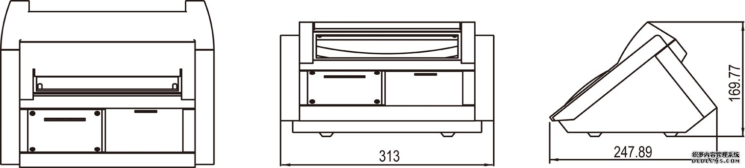 耀華XK3190—DS1 數字稱重顯示控制器產品尺寸